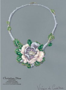 迪奧頂級珠寶玫瑰首飾 玫瑰形象栩栩如生